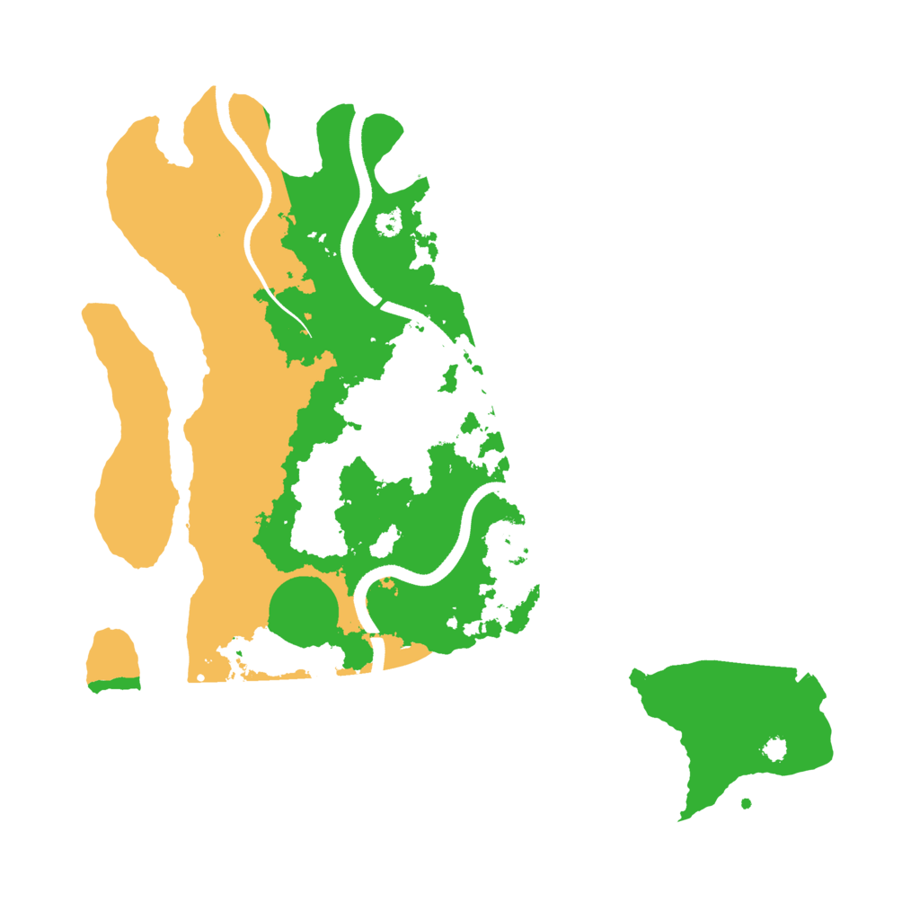 Biome Rust Map: Procedural Map, Size: 3500, Seed: 47931853