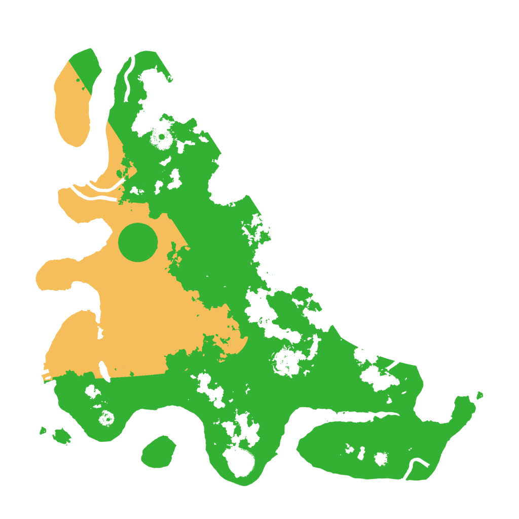 Biome Rust Map: Procedural Map, Size: 3500, Seed: 42068552