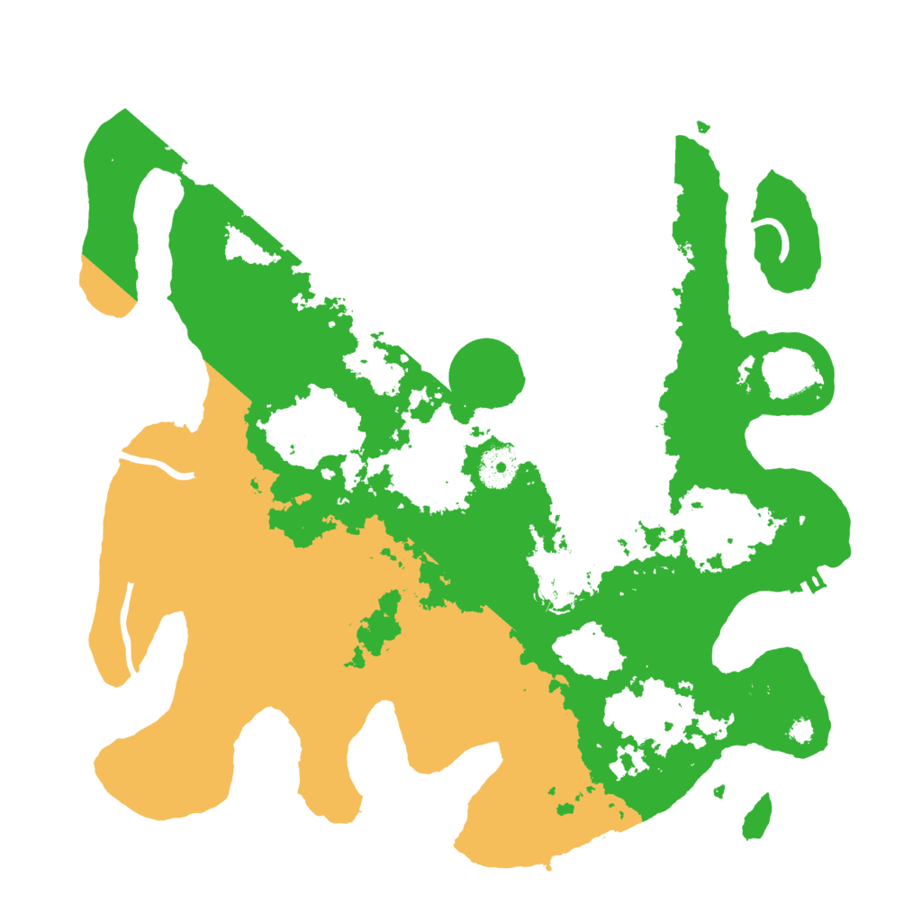 Biome Rust Map: Procedural Map, Size: 3500, Seed: 8072091