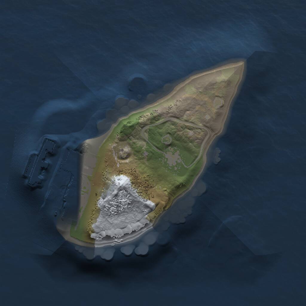 Rust Map: Procedural Map, Size: 1000, Seed: 345234, 2 Monuments