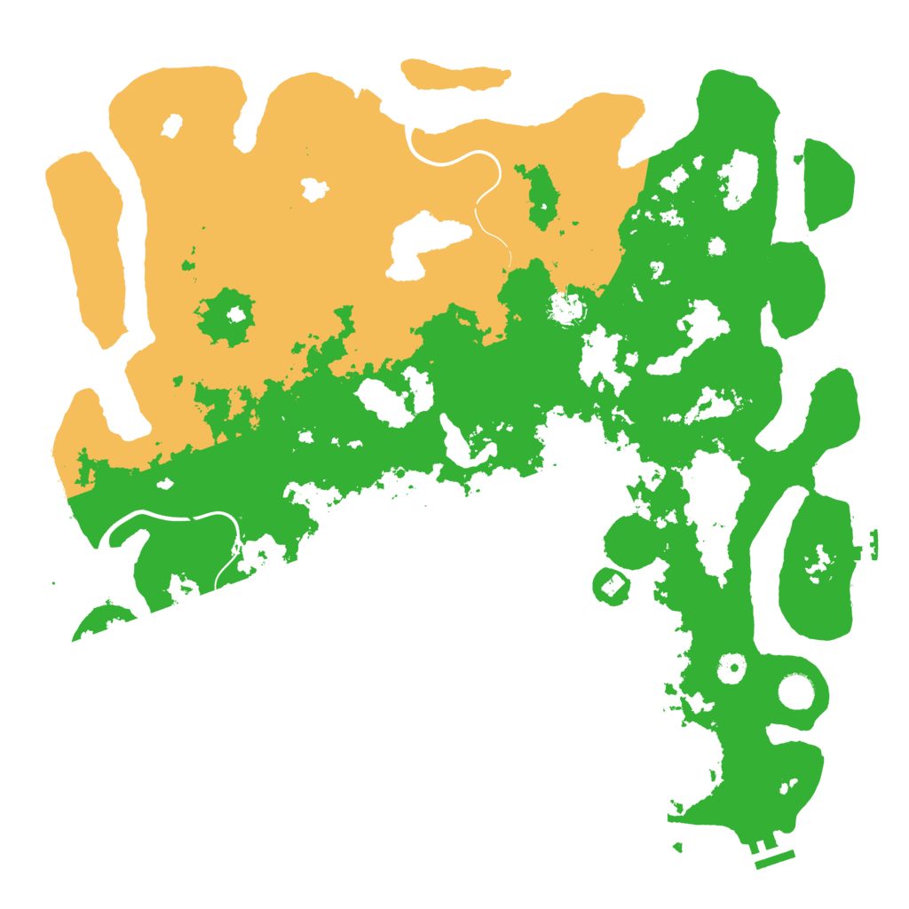 Biome Rust Map: Procedural Map, Size: 4500, Seed: 1035932224