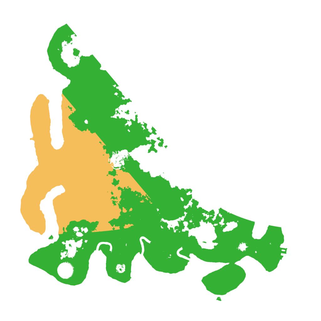 Biome Rust Map: Procedural Map, Size: 3500, Seed: 37298517