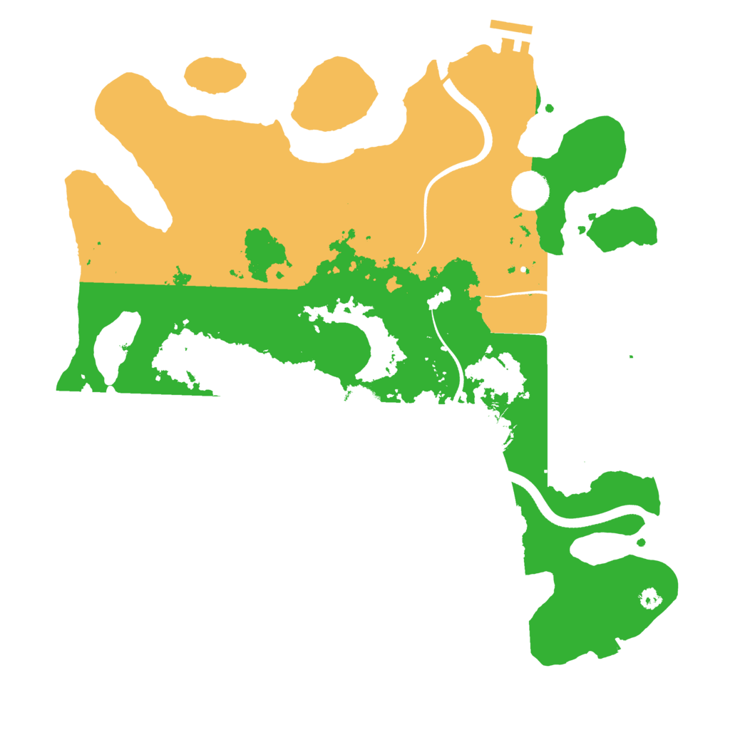 Biome Rust Map: Procedural Map, Size: 3500, Seed: 857325635