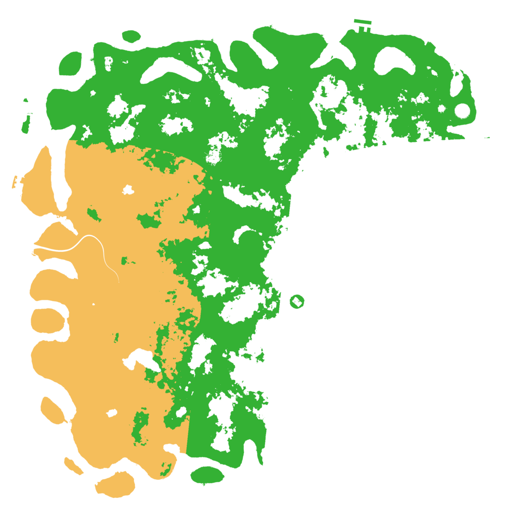 Biome Rust Map: Procedural Map, Size: 6000, Seed: 1122233