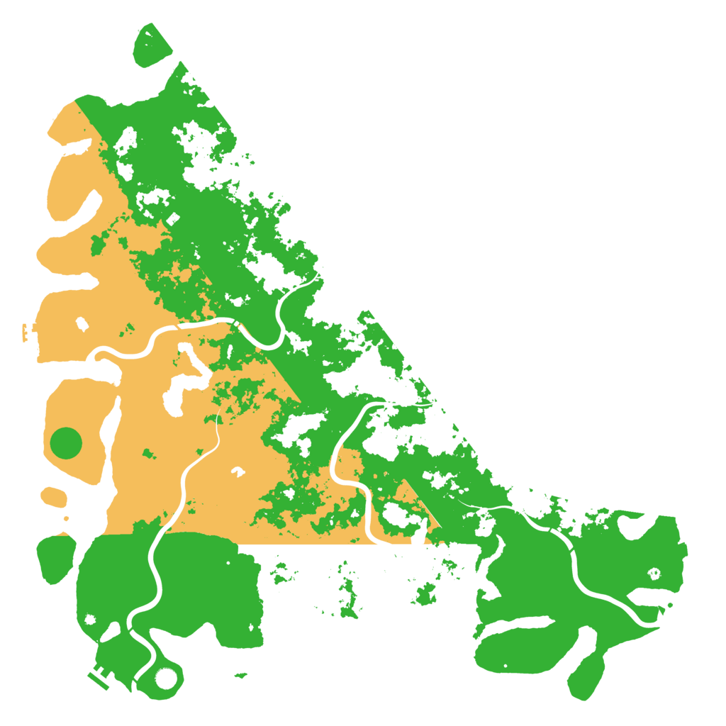 Biome Rust Map: Procedural Map, Size: 6000, Seed: 9104374