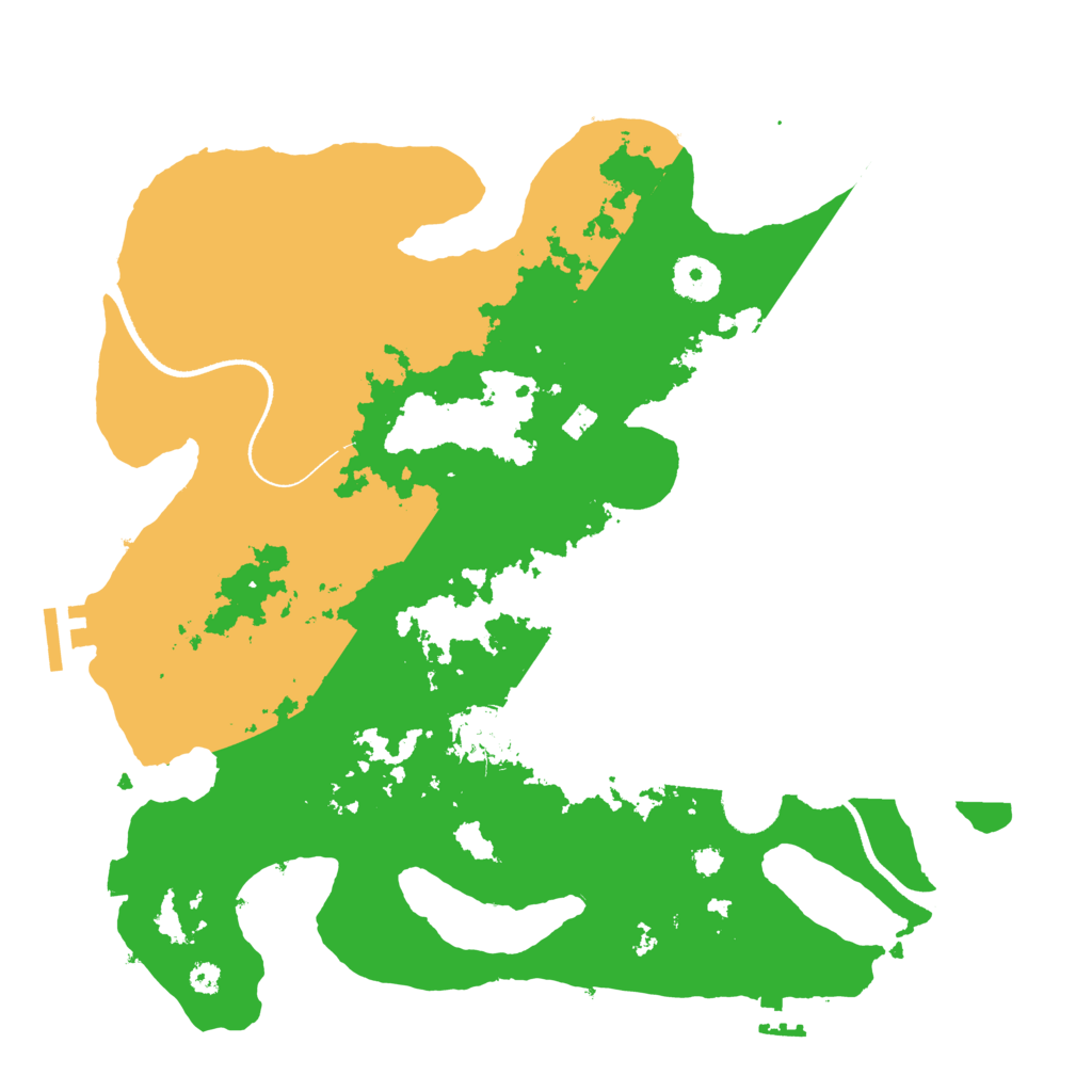 Biome Rust Map: Procedural Map, Size: 3500, Seed: 4540729