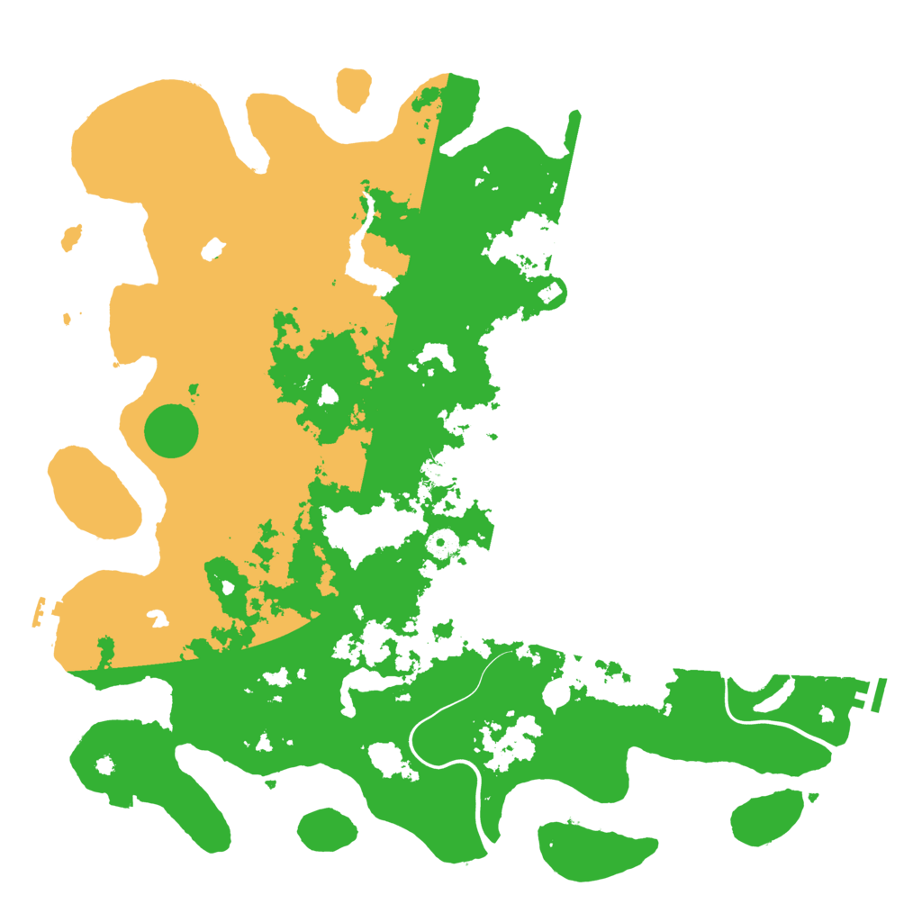 Biome Rust Map: Procedural Map, Size: 4500, Seed: 237428856