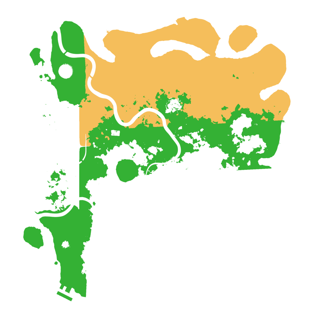 Biome Rust Map: Procedural Map, Size: 3900, Seed: 59043