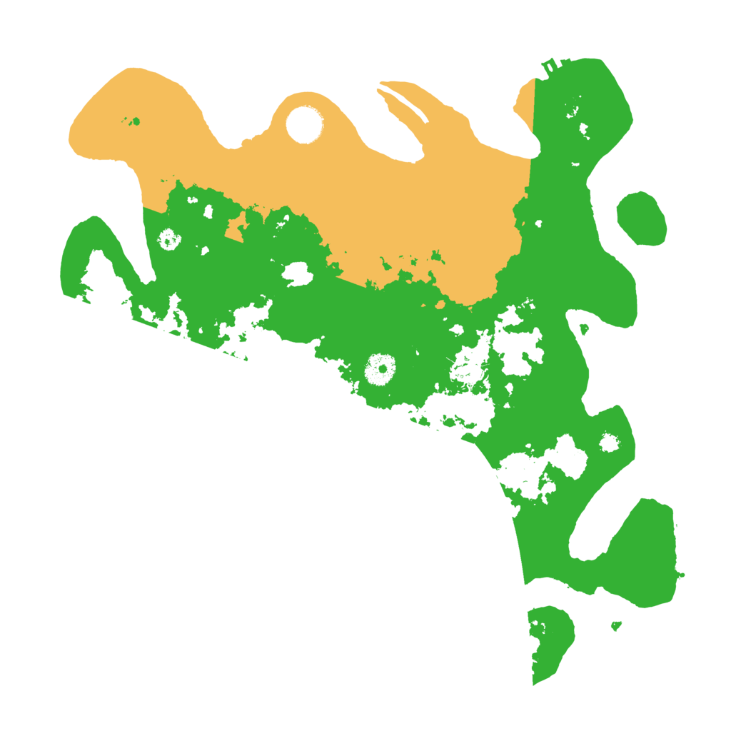 Biome Rust Map: Procedural Map, Size: 3500, Seed: 5418937