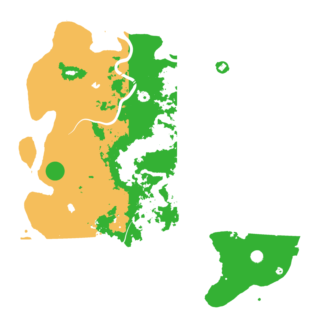 Biome Rust Map: Procedural Map, Size: 4500, Seed: 71397252