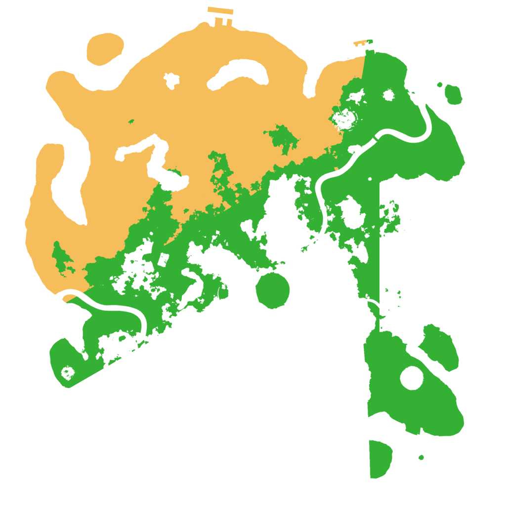 Biome Rust Map: Procedural Map, Size: 4000, Seed: 1376085302