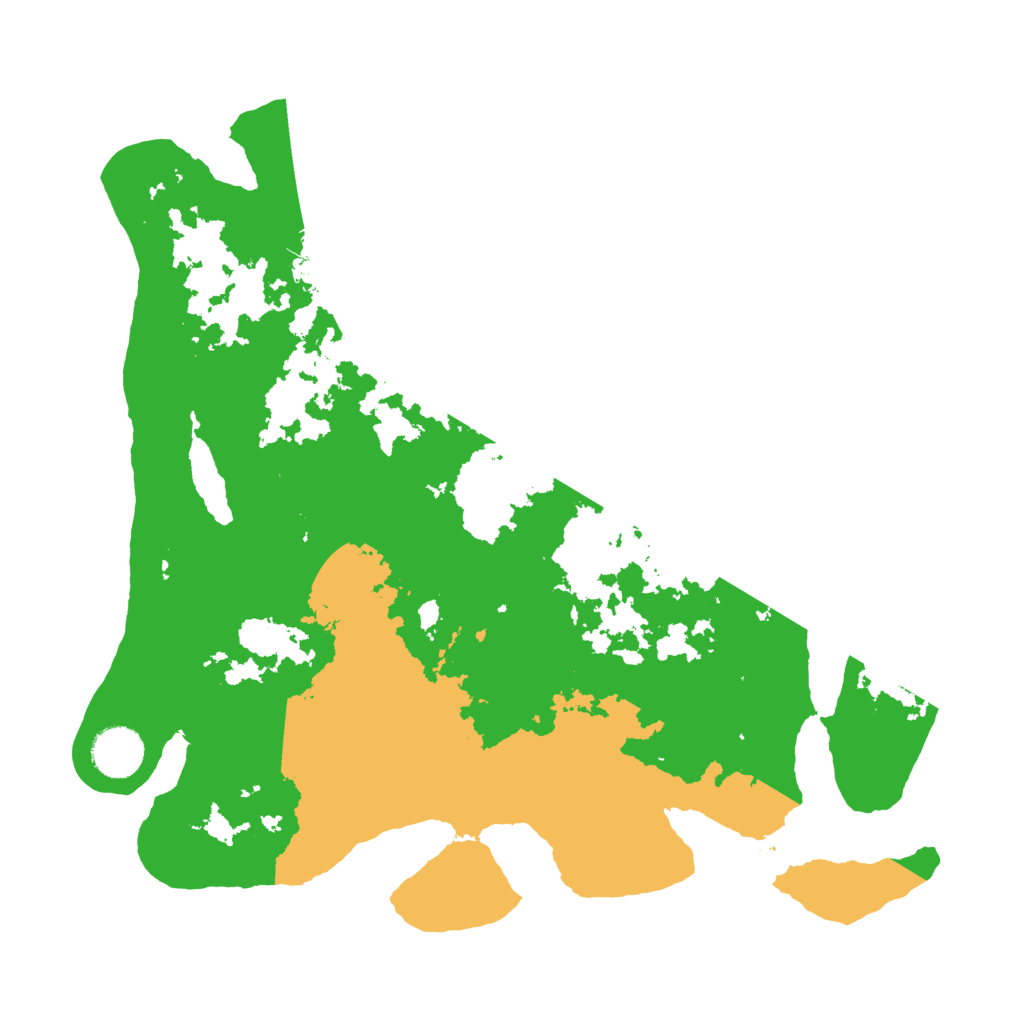 Biome Rust Map: Barren, Size: 3500, Seed: 1502707676