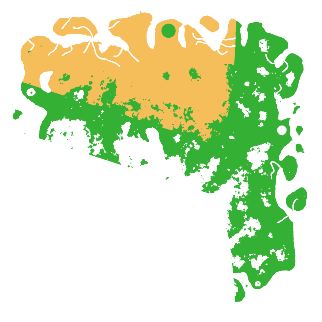 Biome Rust Map: Procedural Map, Size: 6000, Seed: 531059771