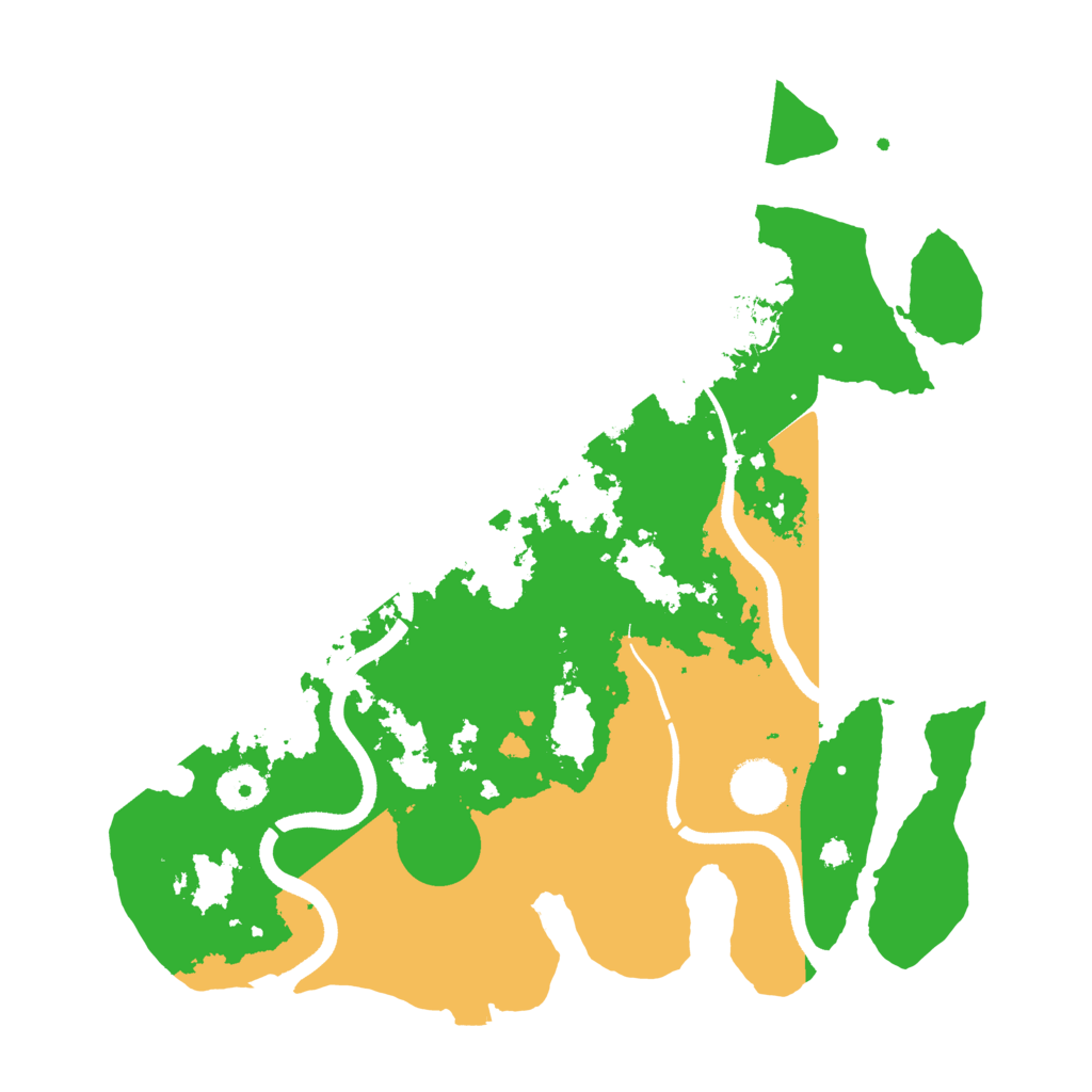 Biome Rust Map: Procedural Map, Size: 3500, Seed: 25719612