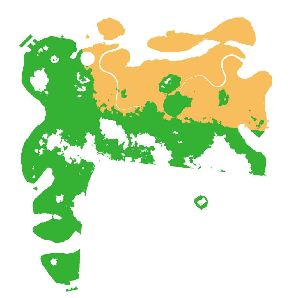 Biome Rust Map: Procedural Map, Size: 3800, Seed: 3074340