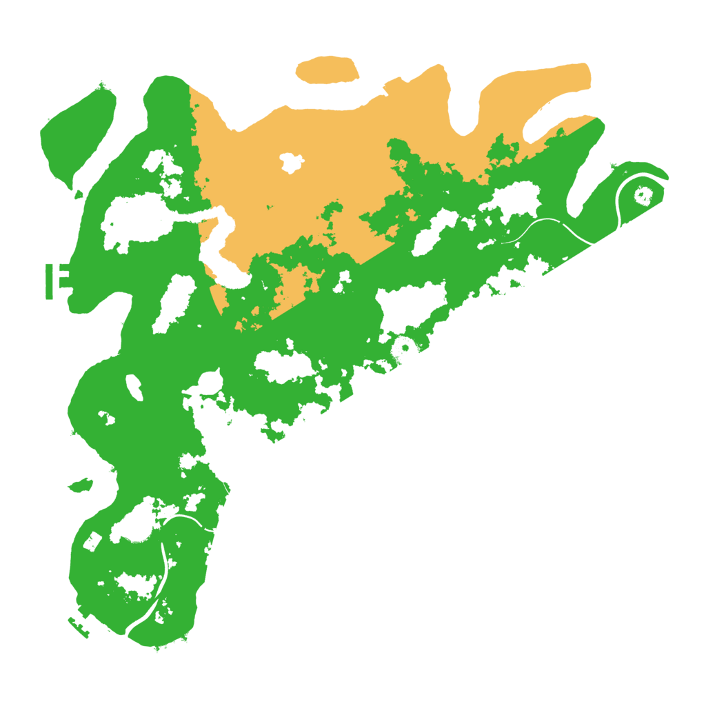 Biome Rust Map: Procedural Map, Size: 4000, Seed: 11811