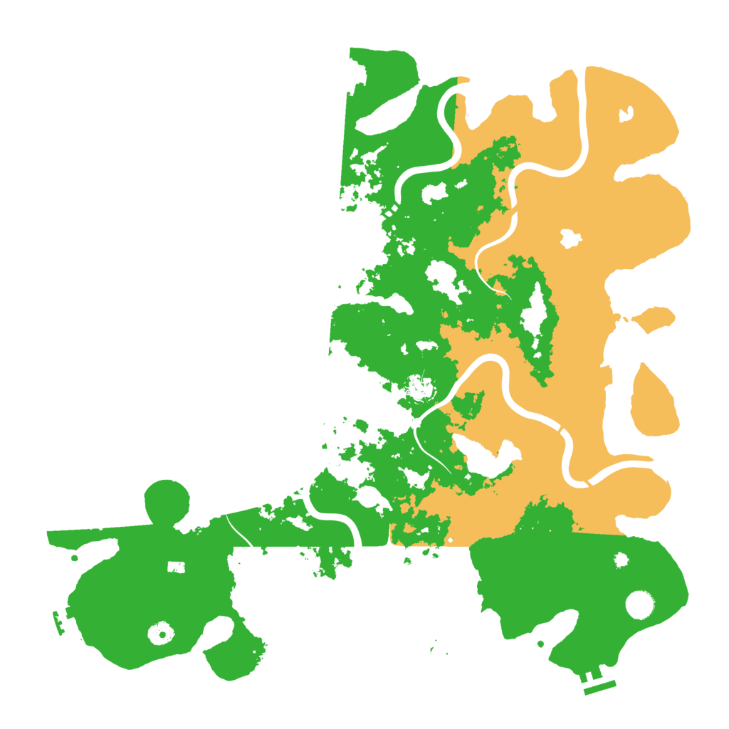 Biome Rust Map: Procedural Map, Size: 4500, Seed: 1027062445