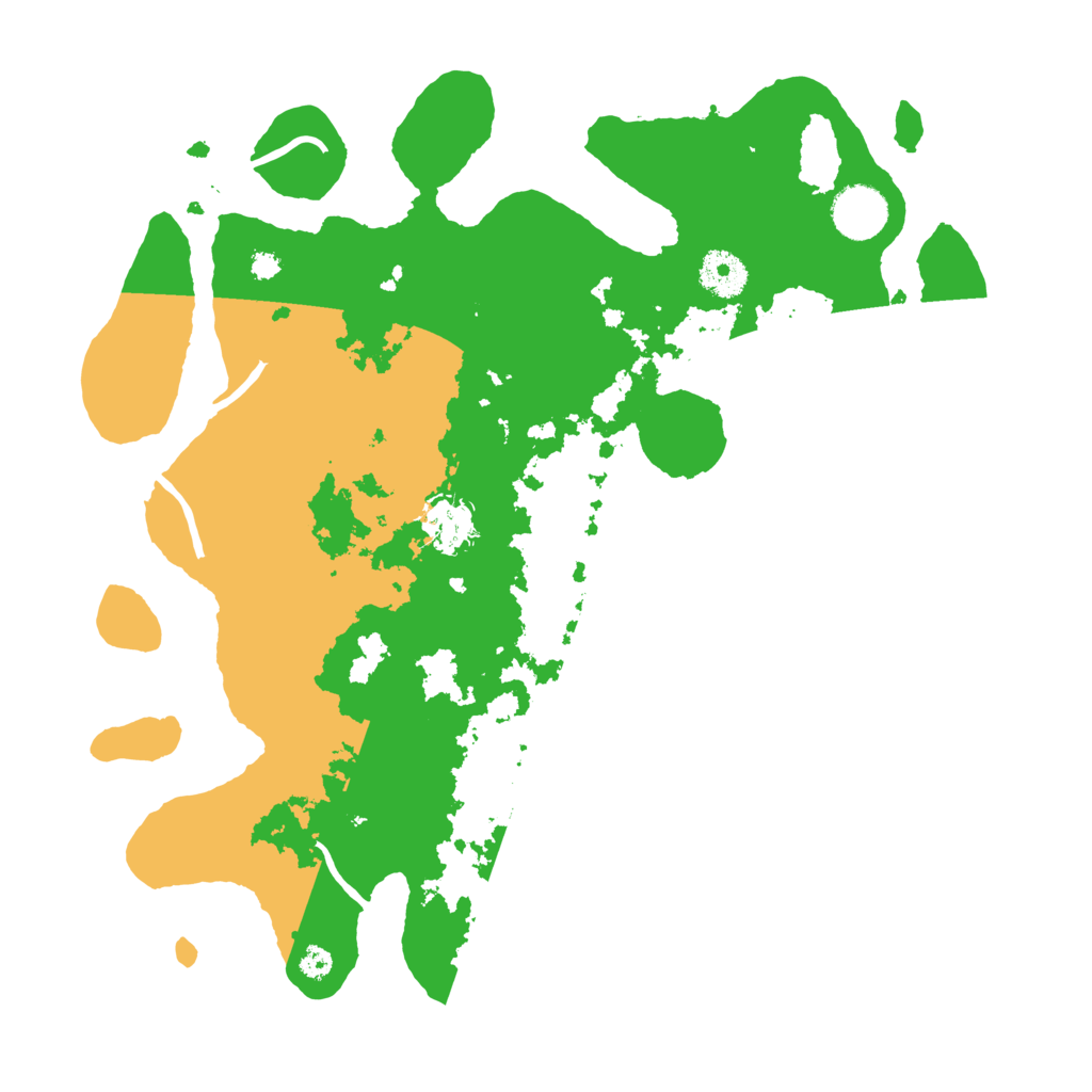 Biome Rust Map: Procedural Map, Size: 3500, Seed: 66087882