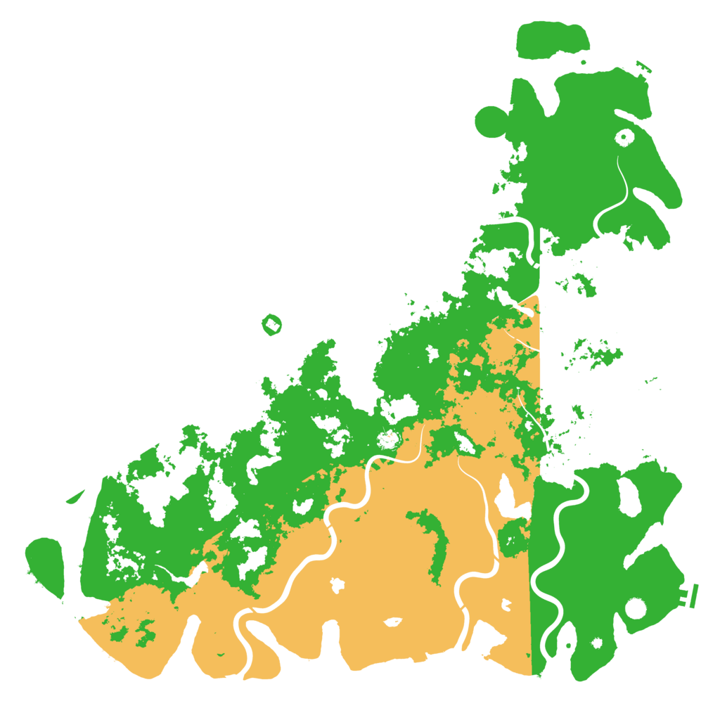 Biome Rust Map: Procedural Map, Size: 6000, Seed: 69718