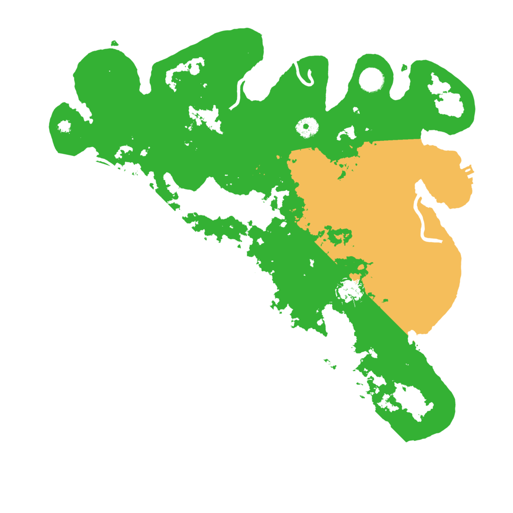 Biome Rust Map: Procedural Map, Size: 3700, Seed: 741483489