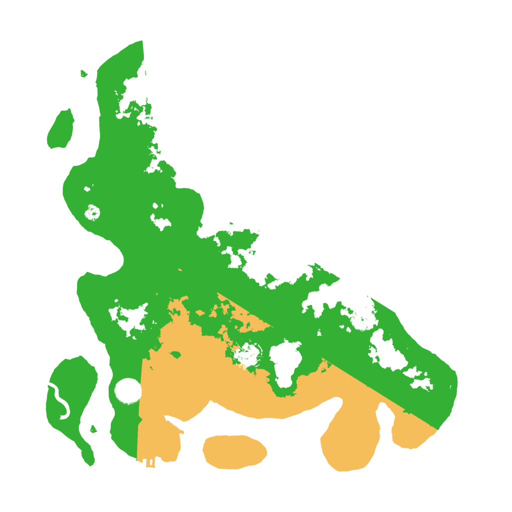 Biome Rust Map: Procedural Map, Size: 3500, Seed: 97077039