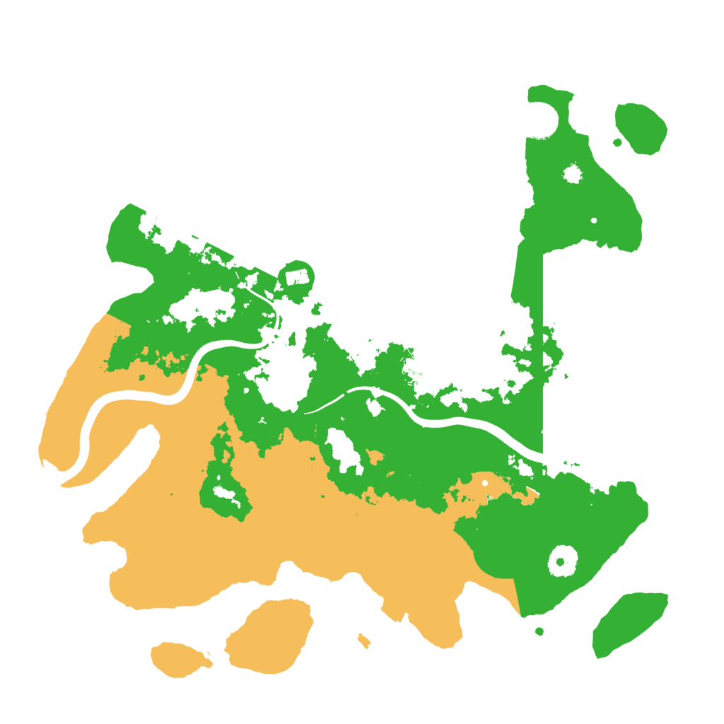 Biome Rust Map: Procedural Map, Size: 3500, Seed: 6206916