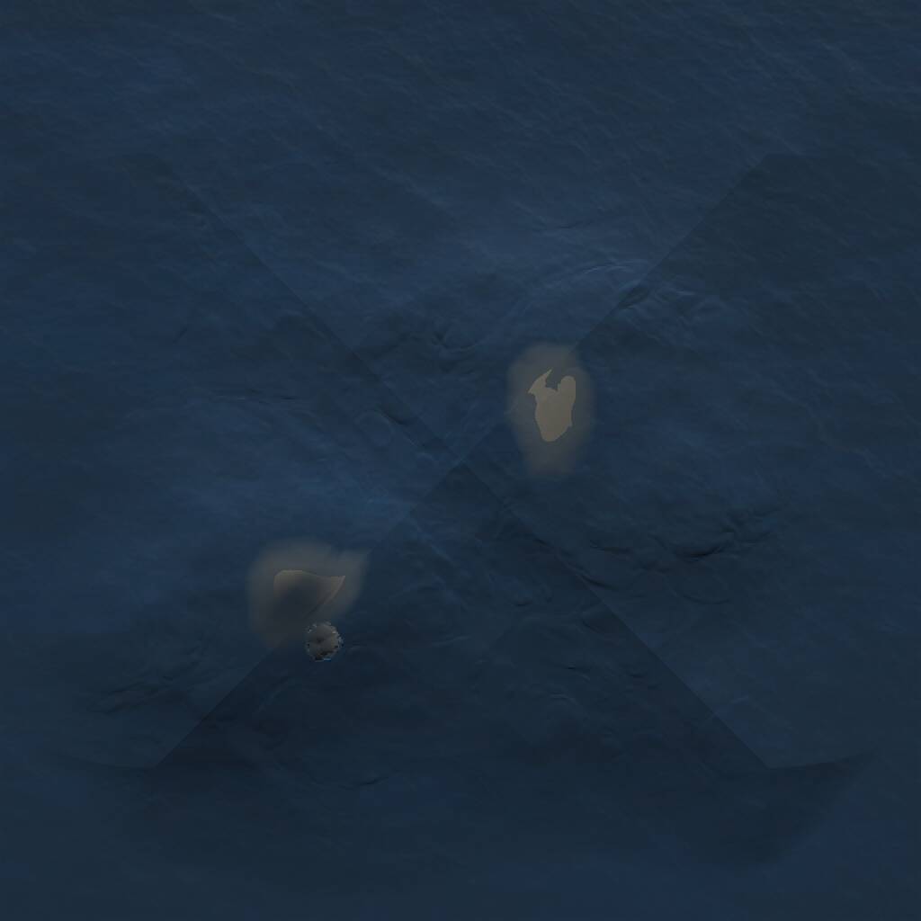 Rust Map: Procedural Map, Size: 1000, Seed: 964743, 1 Monuments