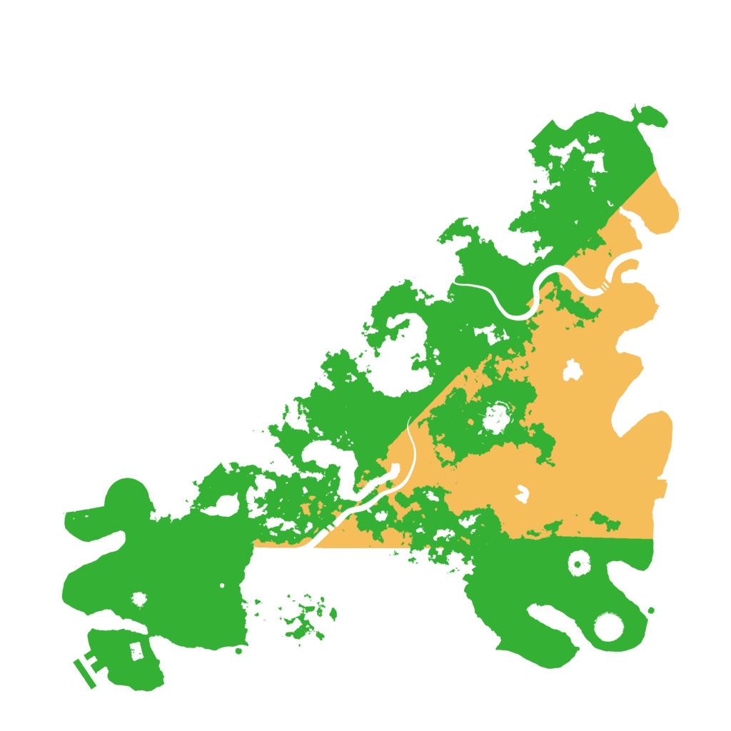 Biome Rust Map: Procedural Map, Size: 4500, Seed: 429440409