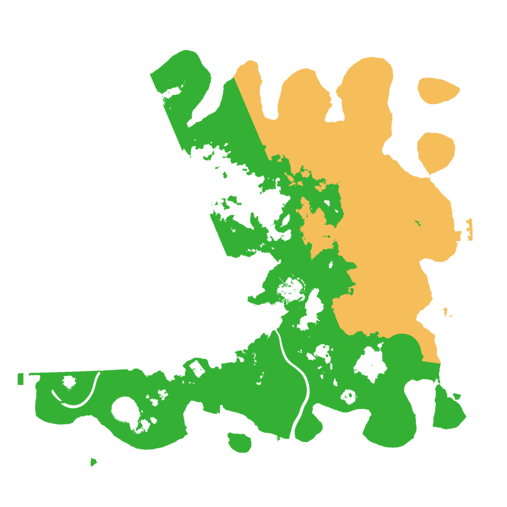 Biome Rust Map: Procedural Map, Size: 3500, Seed: 6267919