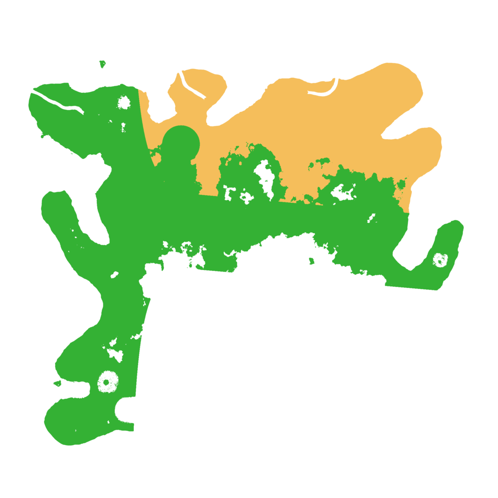 Biome Rust Map: Procedural Map, Size: 3500, Seed: 172064197