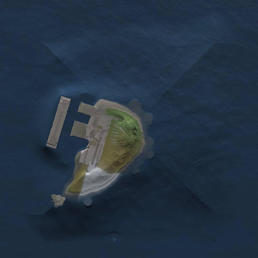 Rust Map: Procedural Map, Size: 1000, Seed: 683097, 2 Monuments