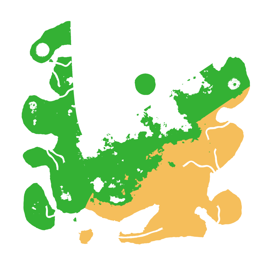Biome Rust Map: Procedural Map, Size: 3500, Seed: 111053497