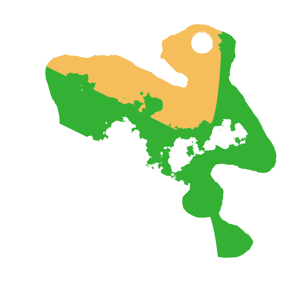 Biome Rust Map: Barren, Size: 2500, Seed: 19889570