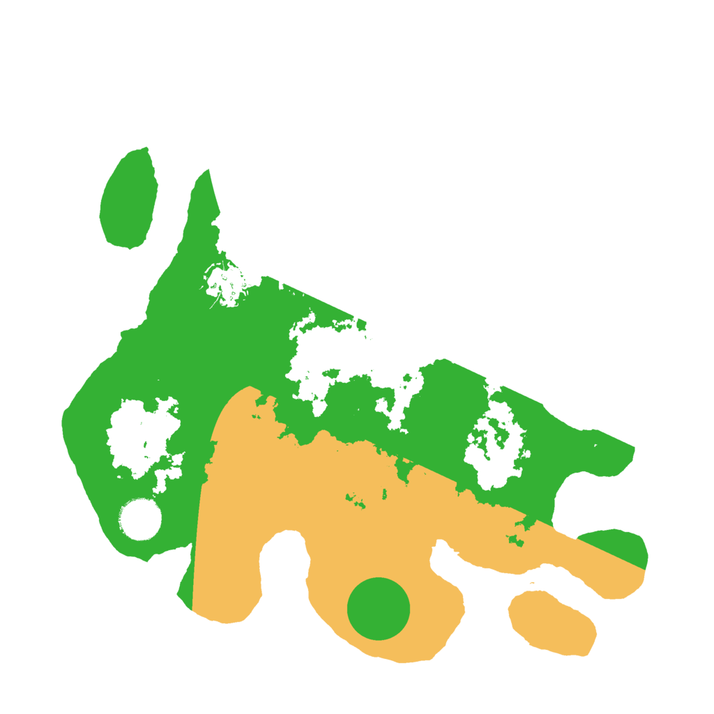 Biome Rust Map: Barren, Size: 3000, Seed: 7187275