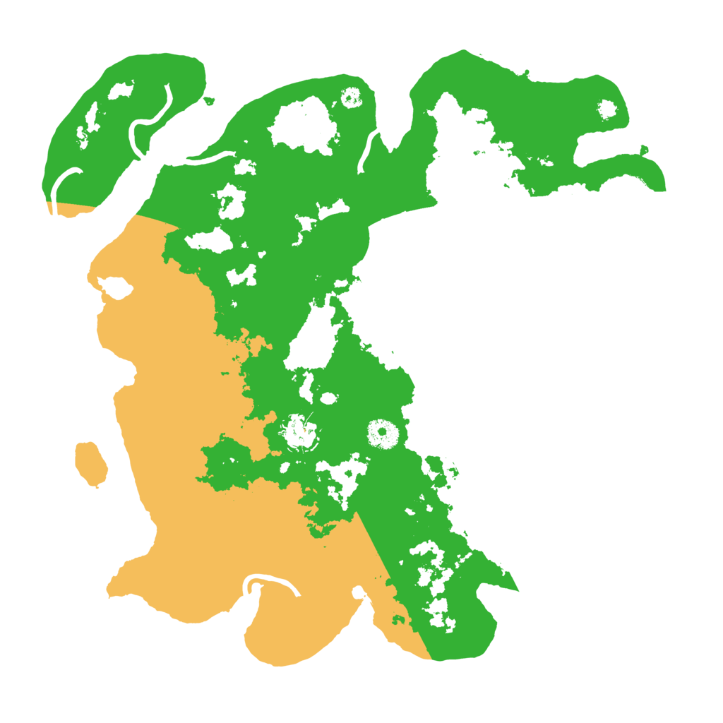 Biome Rust Map: Procedural Map, Size: 3500, Seed: 50914510
