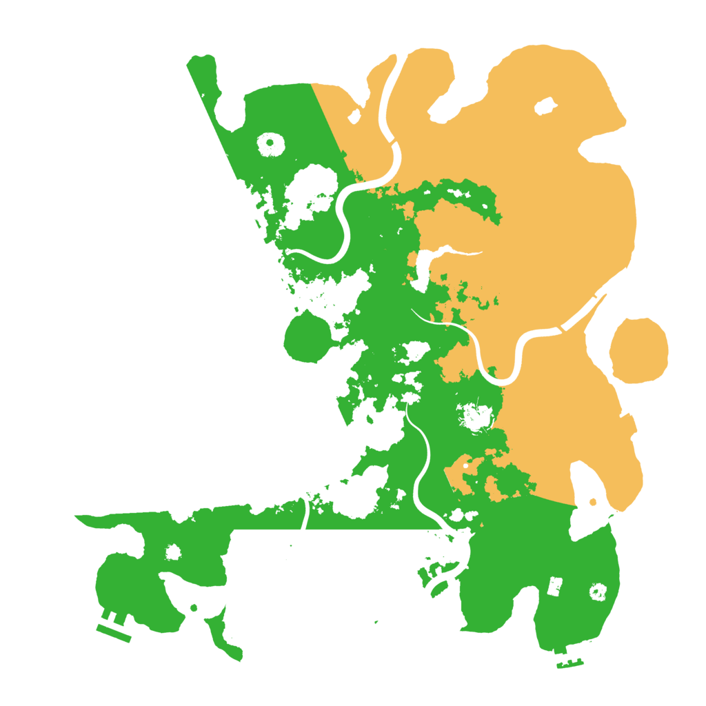 Biome Rust Map: Procedural Map, Size: 4000, Seed: 441242