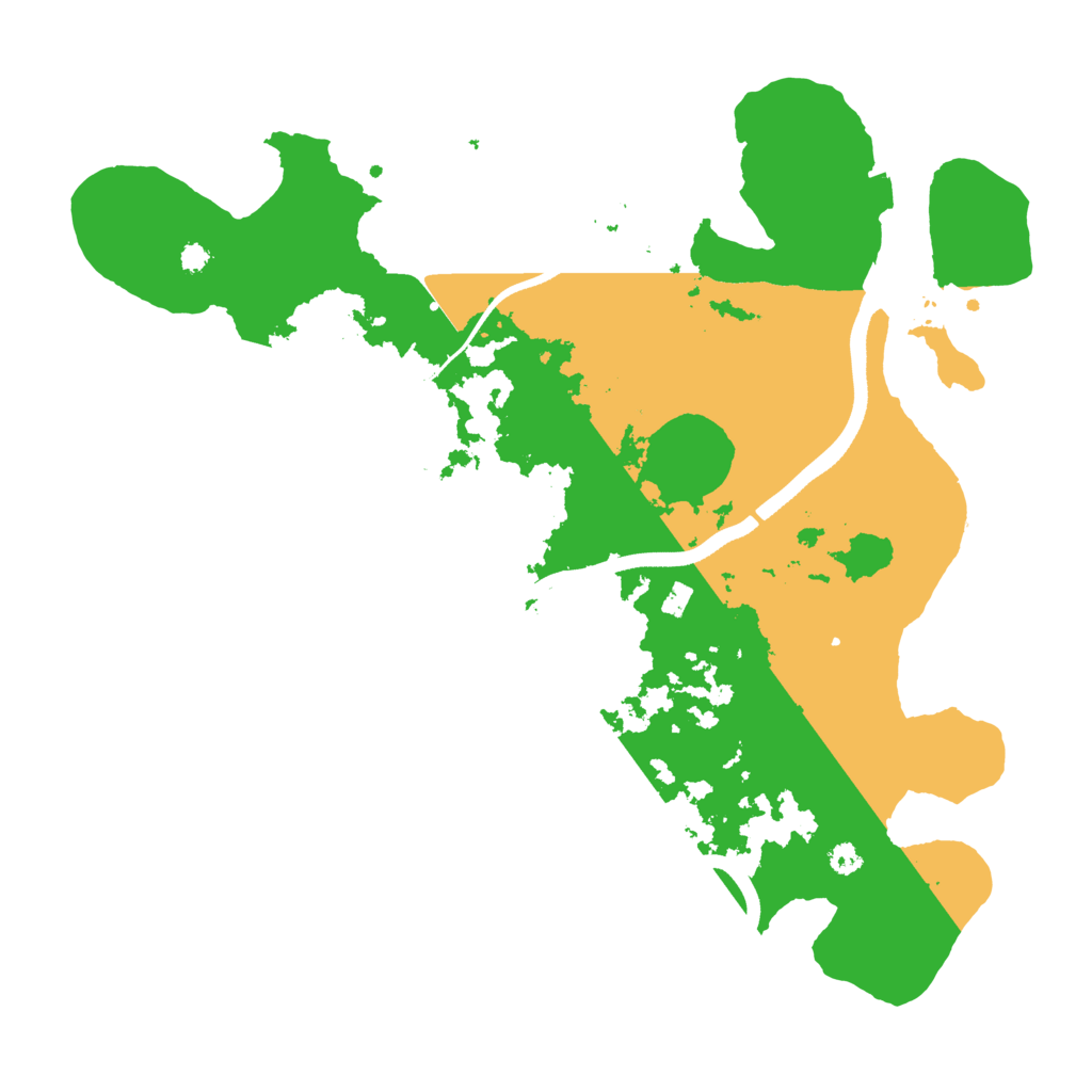 Biome Rust Map: Procedural Map, Size: 3500, Seed: 83241473