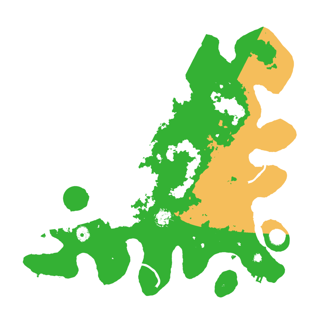 Biome Rust Map: Procedural Map, Size: 3500, Seed: 1941840342