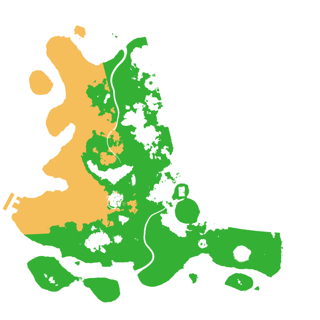 Biome Rust Map: Procedural Map, Size: 3500, Seed: 766162904