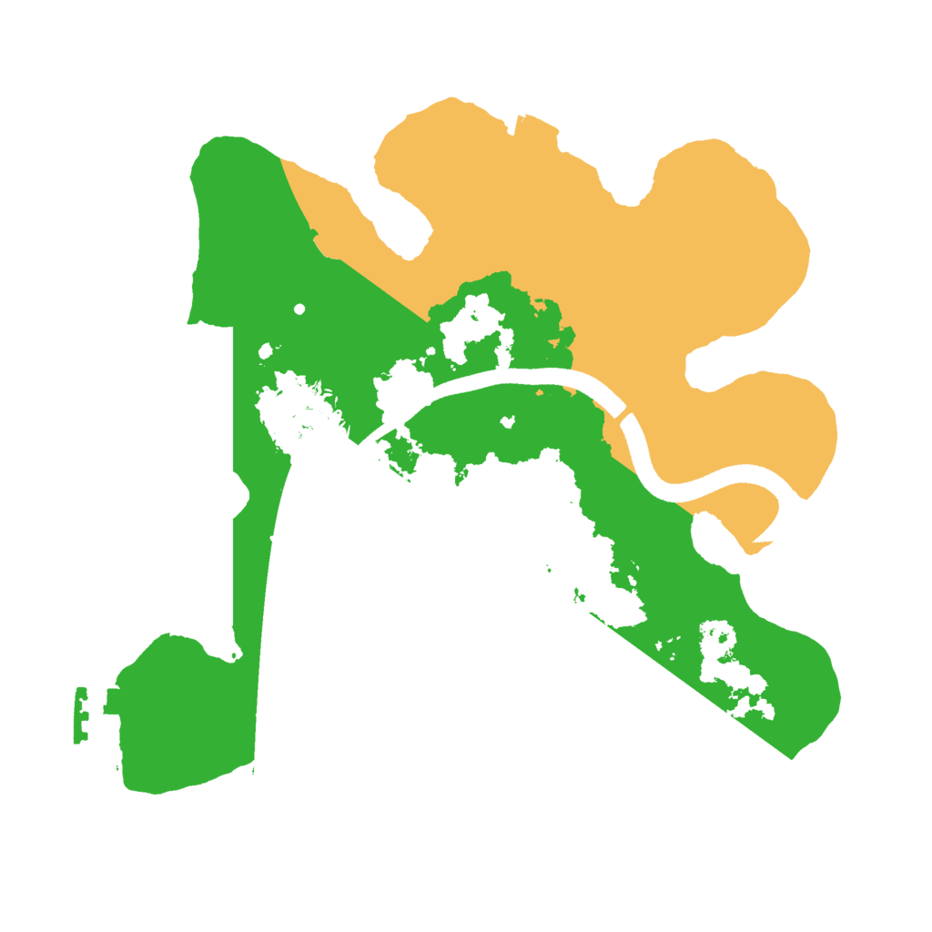 Biome Rust Map: Procedural Map, Size: 2500, Seed: 321241020