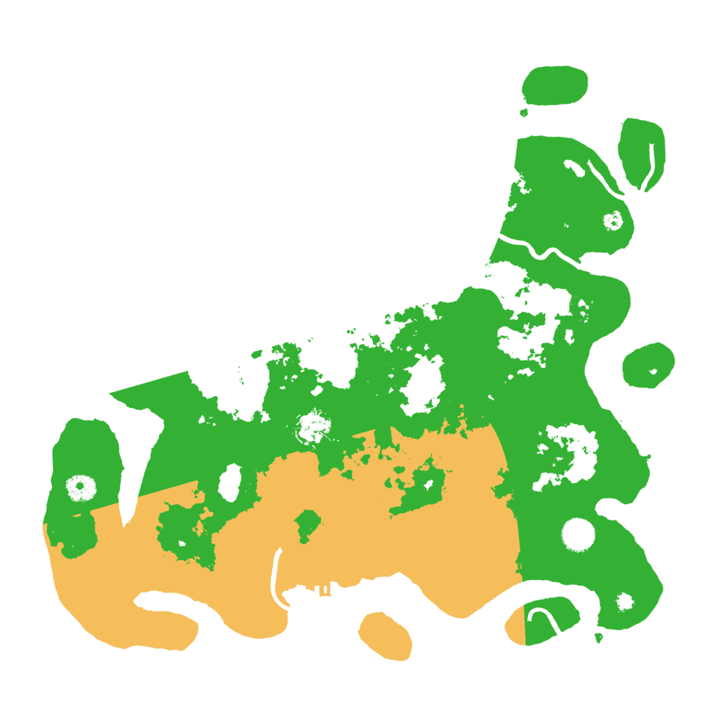 Biome Rust Map: Procedural Map, Size: 3800, Seed: 56672297