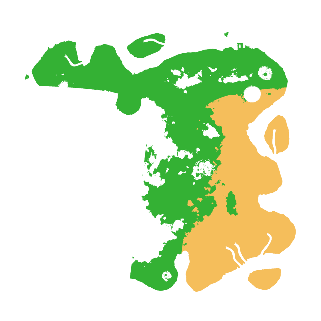 Biome Rust Map: Procedural Map, Size: 3500, Seed: 651645
