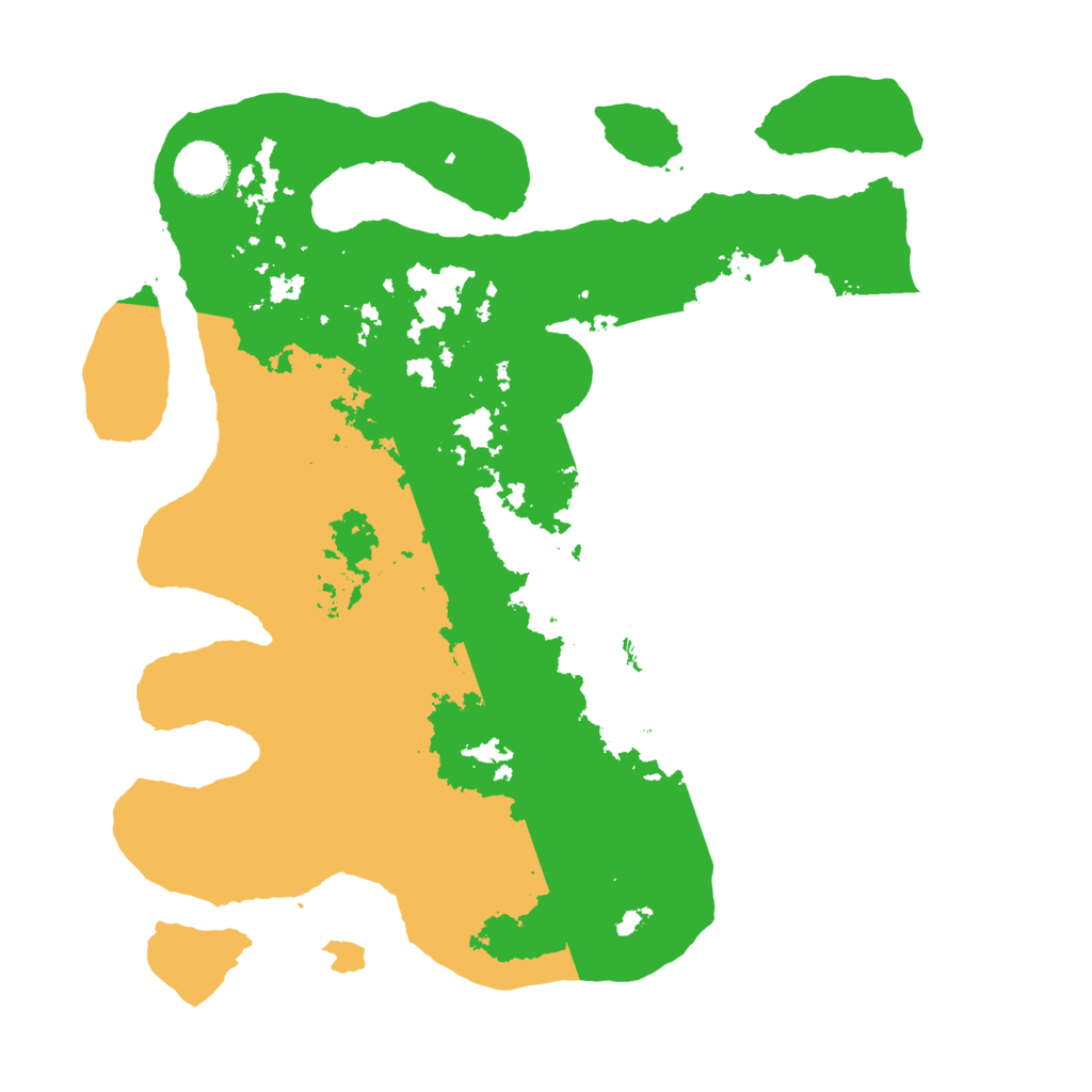 Biome Rust Map: Barren, Size: 3500, Seed: 61968479