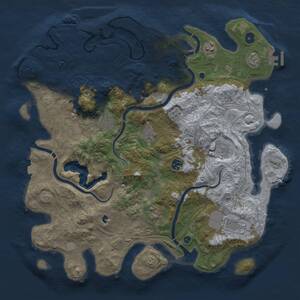 Thumbnail Rust Map: Procedural Map, Size: 4250, Seed: 998014, 14 Monuments