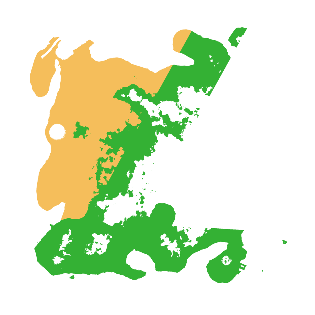 Biome Rust Map: Procedural Map, Size: 3500, Seed: 91052622