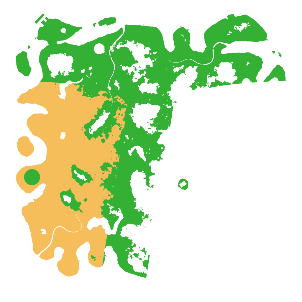 Biome Rust Map: Procedural Map, Size: 5000, Seed: 113783221