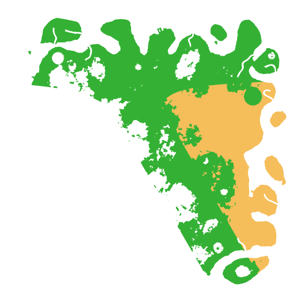 Biome Rust Map: Procedural Map, Size: 4500, Seed: 2066058222