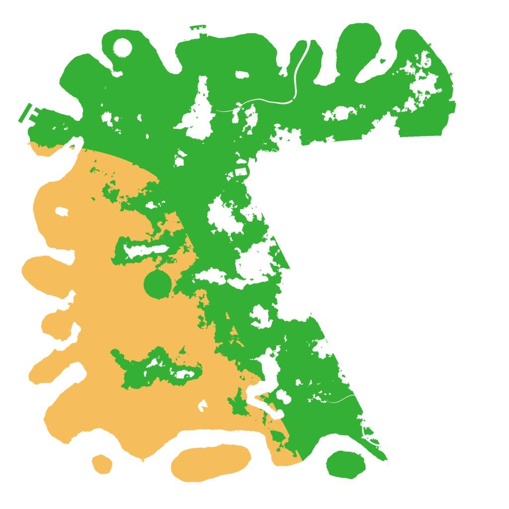 Biome Rust Map: Procedural Map, Size: 4800, Seed: 910728671