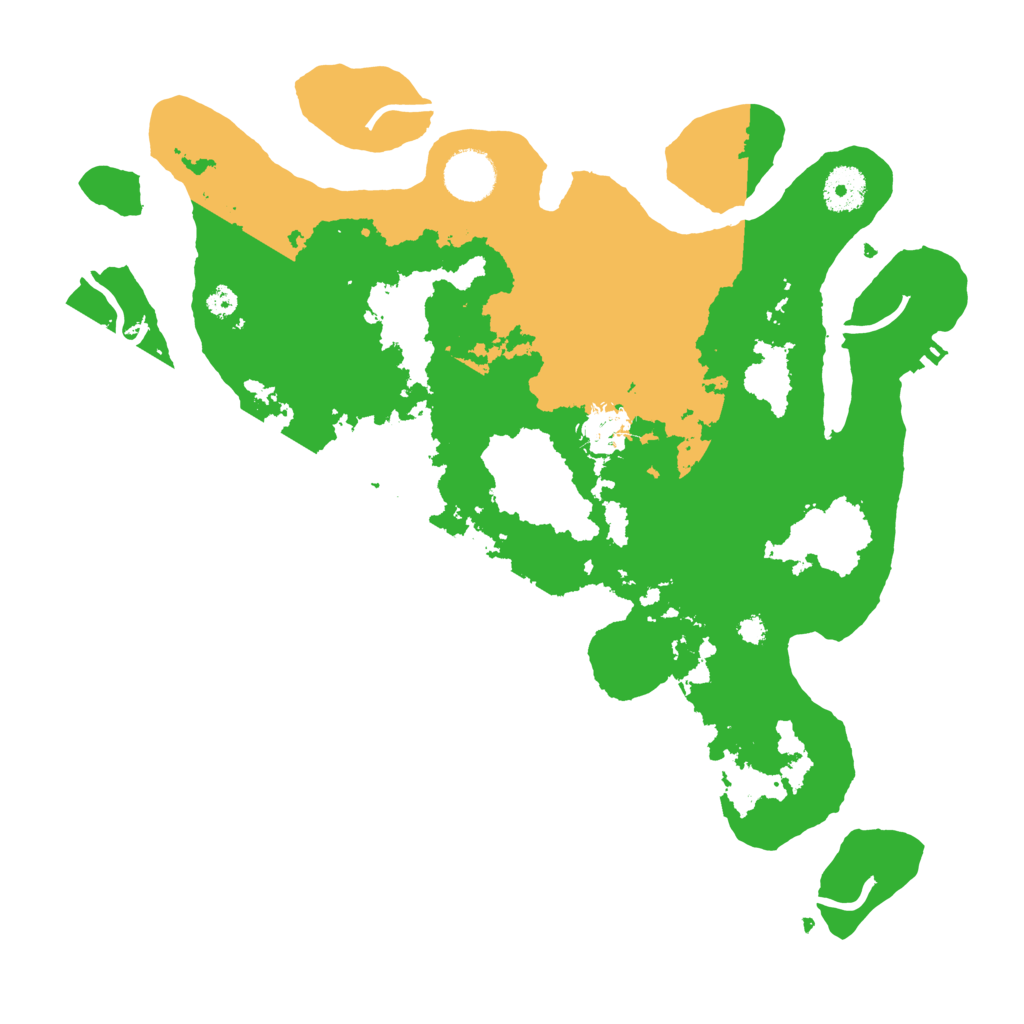 Biome Rust Map: Procedural Map, Size: 3500, Seed: 1323225109