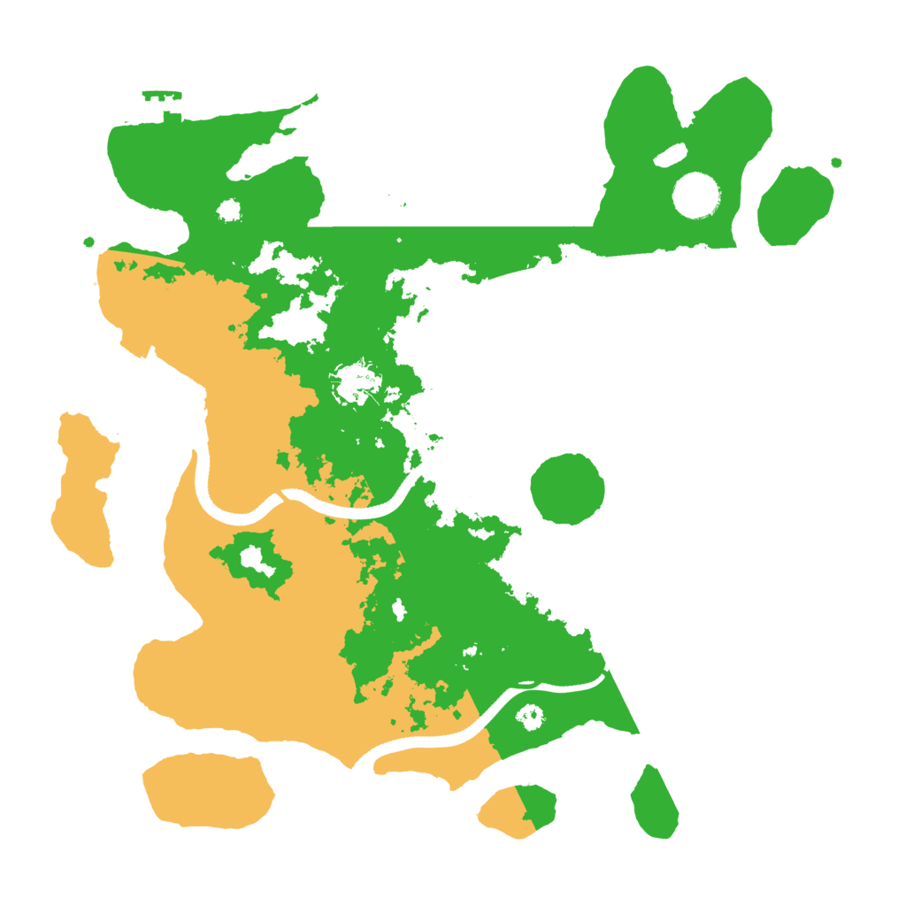 Biome Rust Map: Procedural Map, Size: 3500, Seed: 10209178